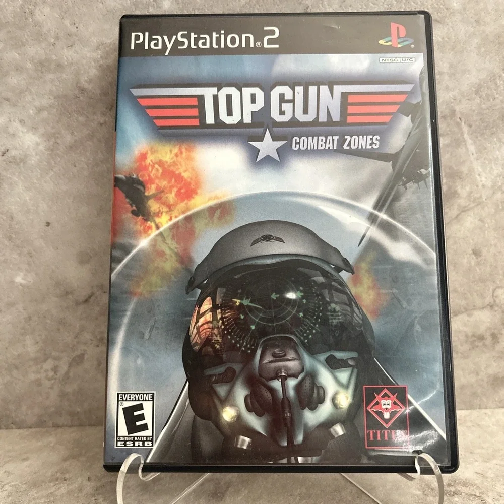 Top Gun Combat Zones (Sony PlayStation 2, PS2) Complete CIB Original Owner Mint